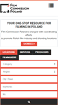 Mobile Screenshot of filmcommissionpoland.pl